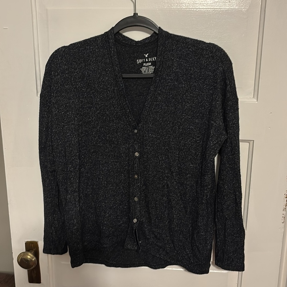 American Eagle Soft & Sexy Gray Cardigan